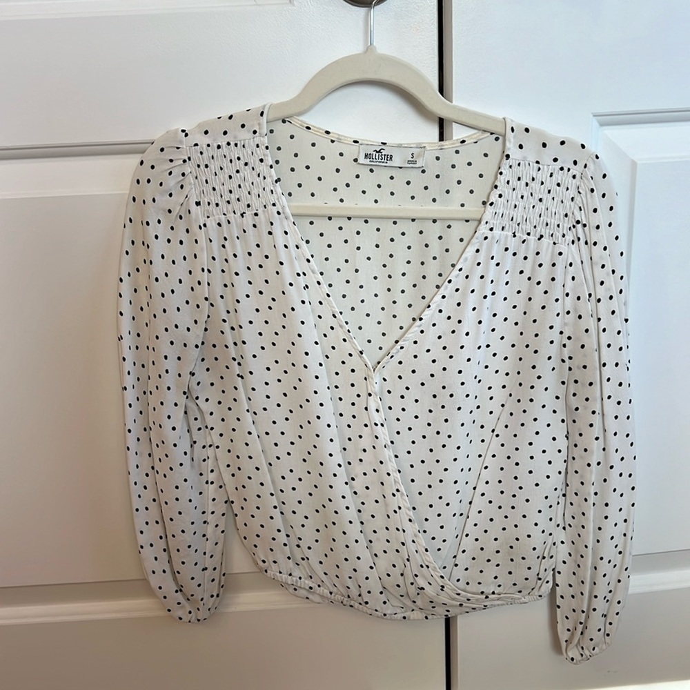 Hollister Small Polka Dot Blouse